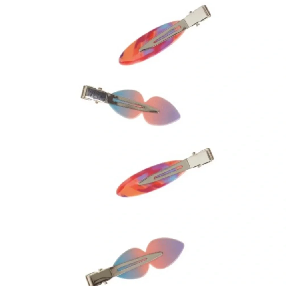 Goody X Morgan Harper Nichols SlideProof Makeup Hair Clips Multicolor 4‎ New